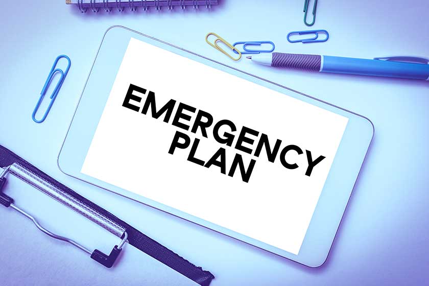 Conceptual display Emergency Plan
