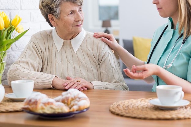 Her company is even more precious than medical assistance Her company is even more precious than medical assistance